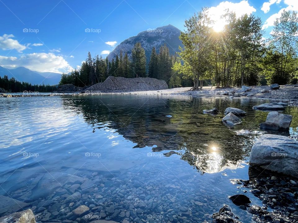 Mountain reflections 