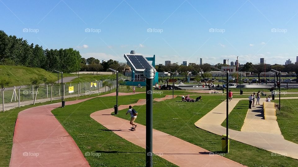 Solar power in the park