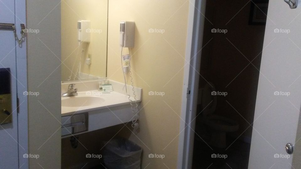 Sink and bathroom Area