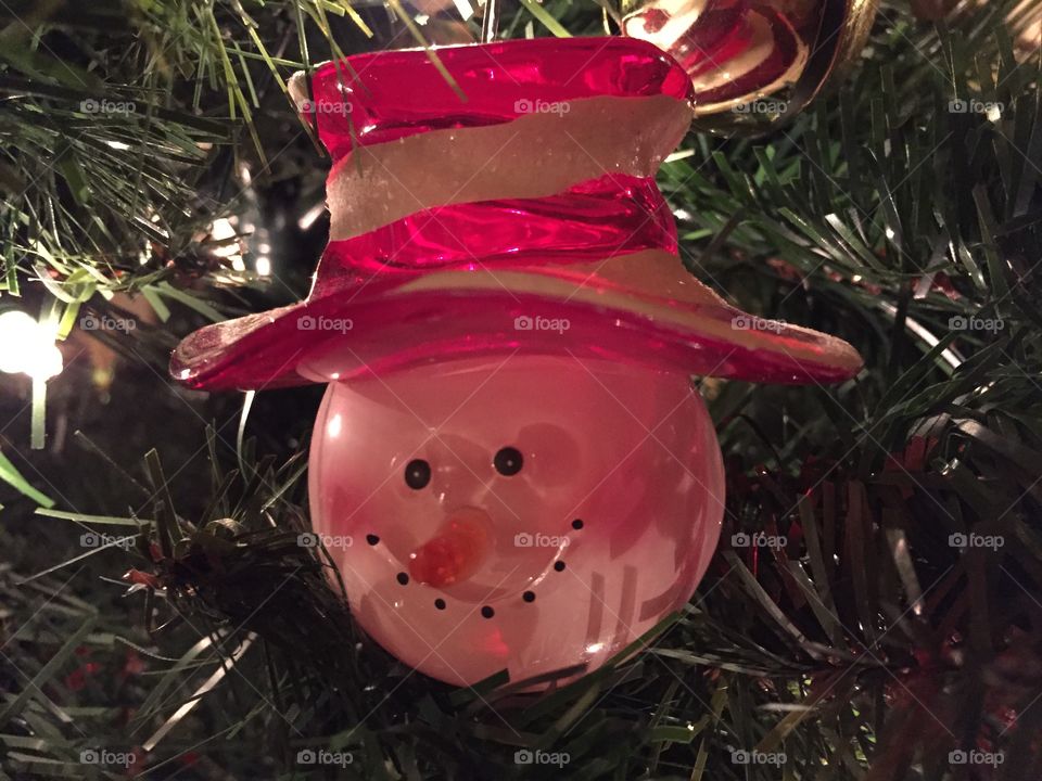 Snowman ornament