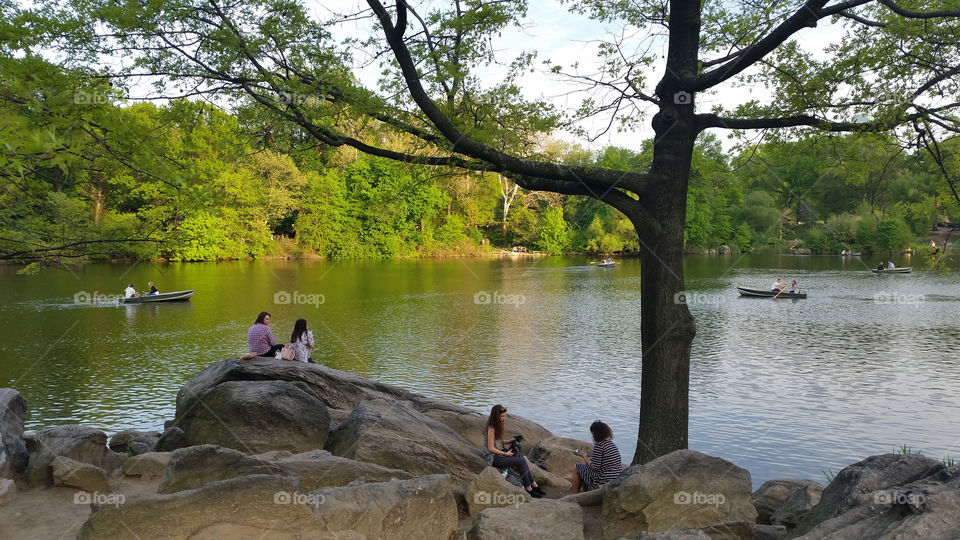 Quiet day at the lake