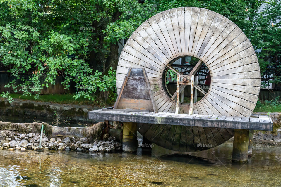 Watermill wheel