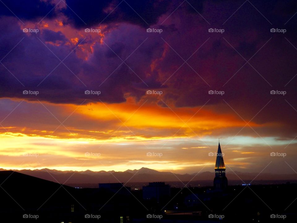 Denver by sunset