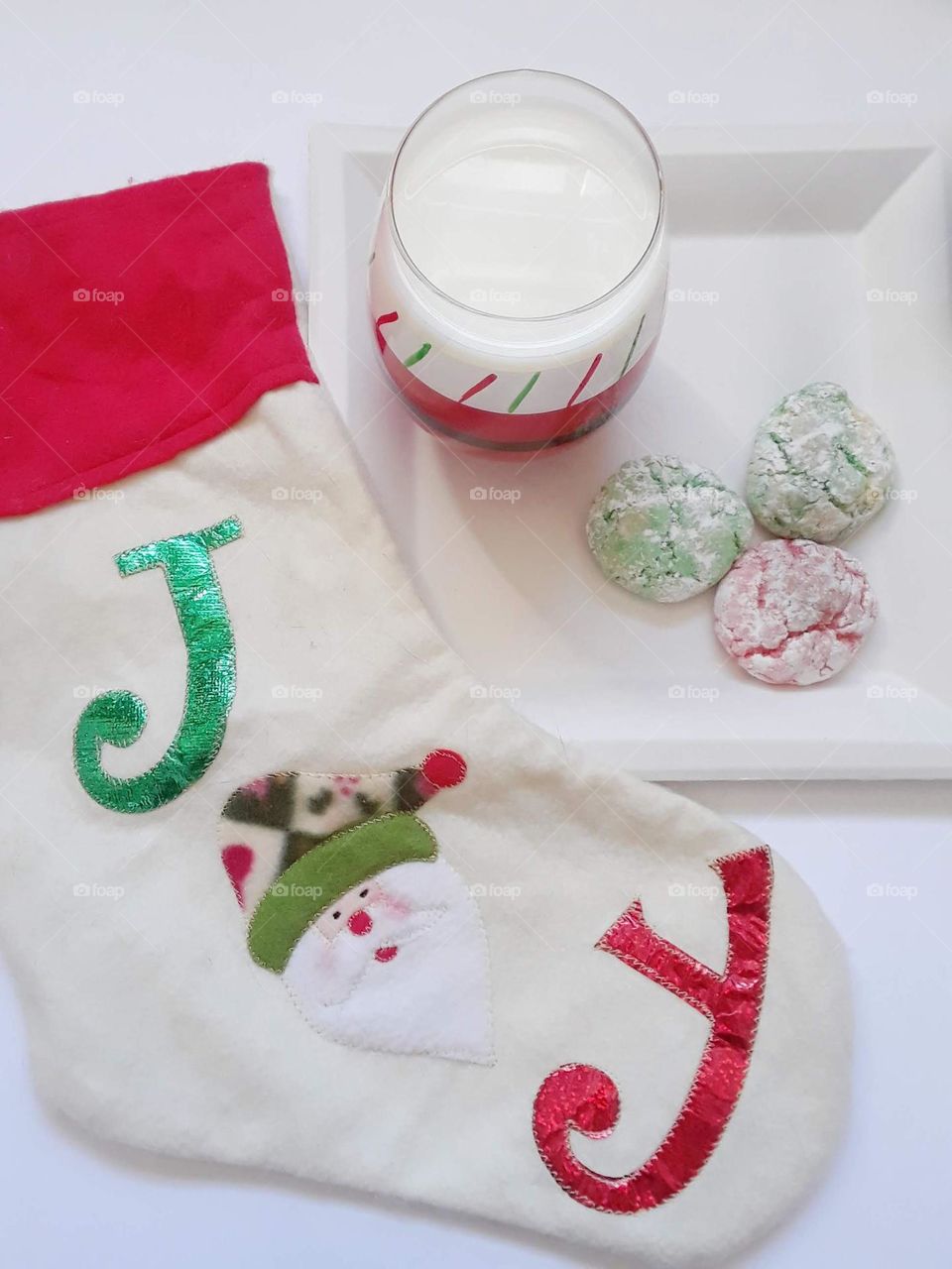 In winter many people celebrate Christmas. Some people leave out milk and cookies for Santa. And also have a stocking for Santa to leave them presents in.