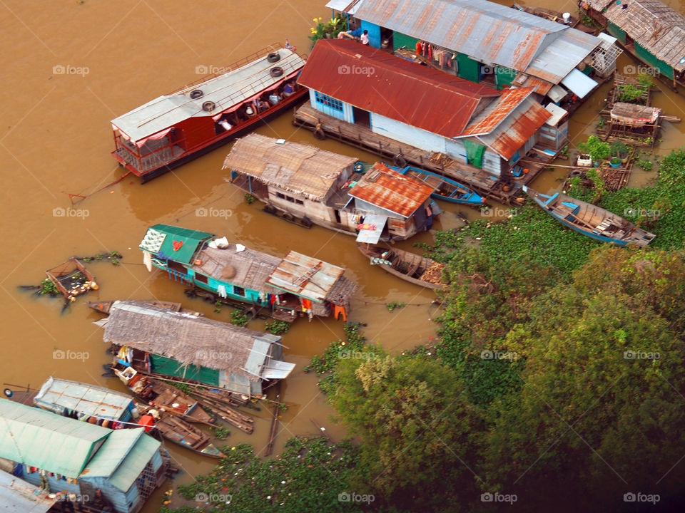 Floating  village