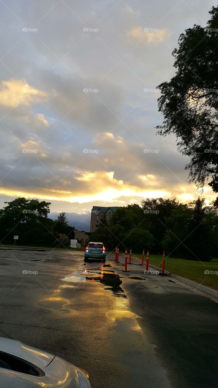 new driver learning to park
