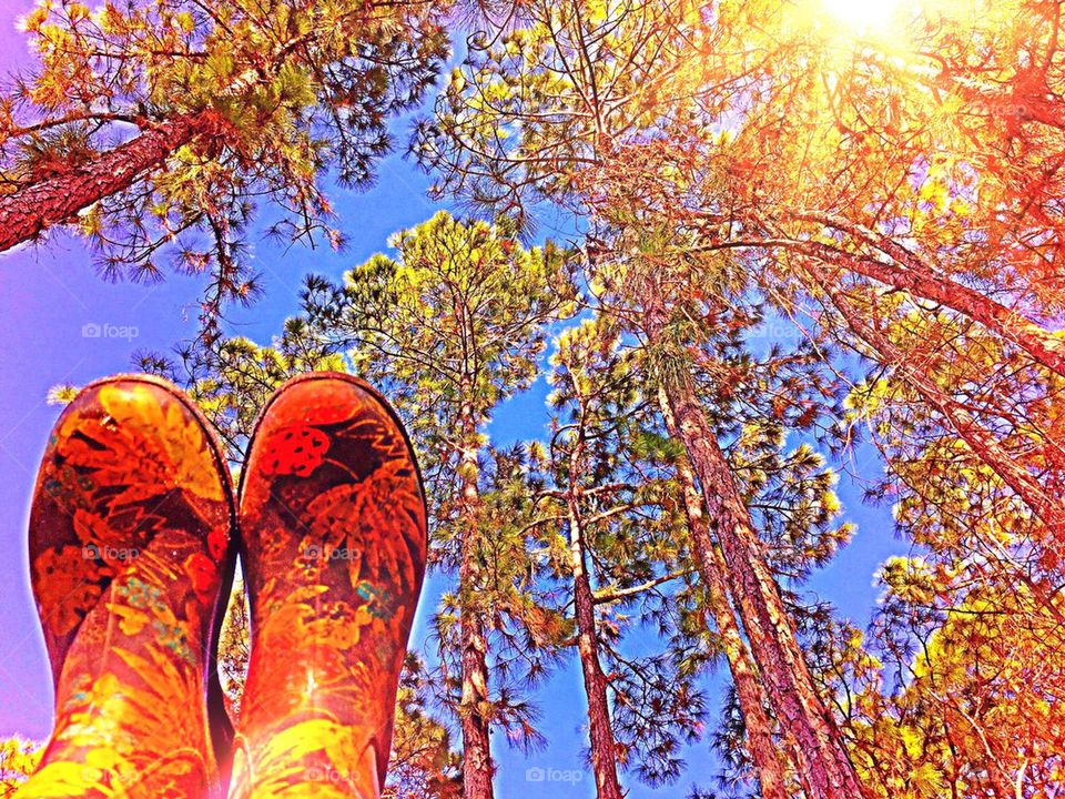 Boots up to the sun. Boots up to the sun