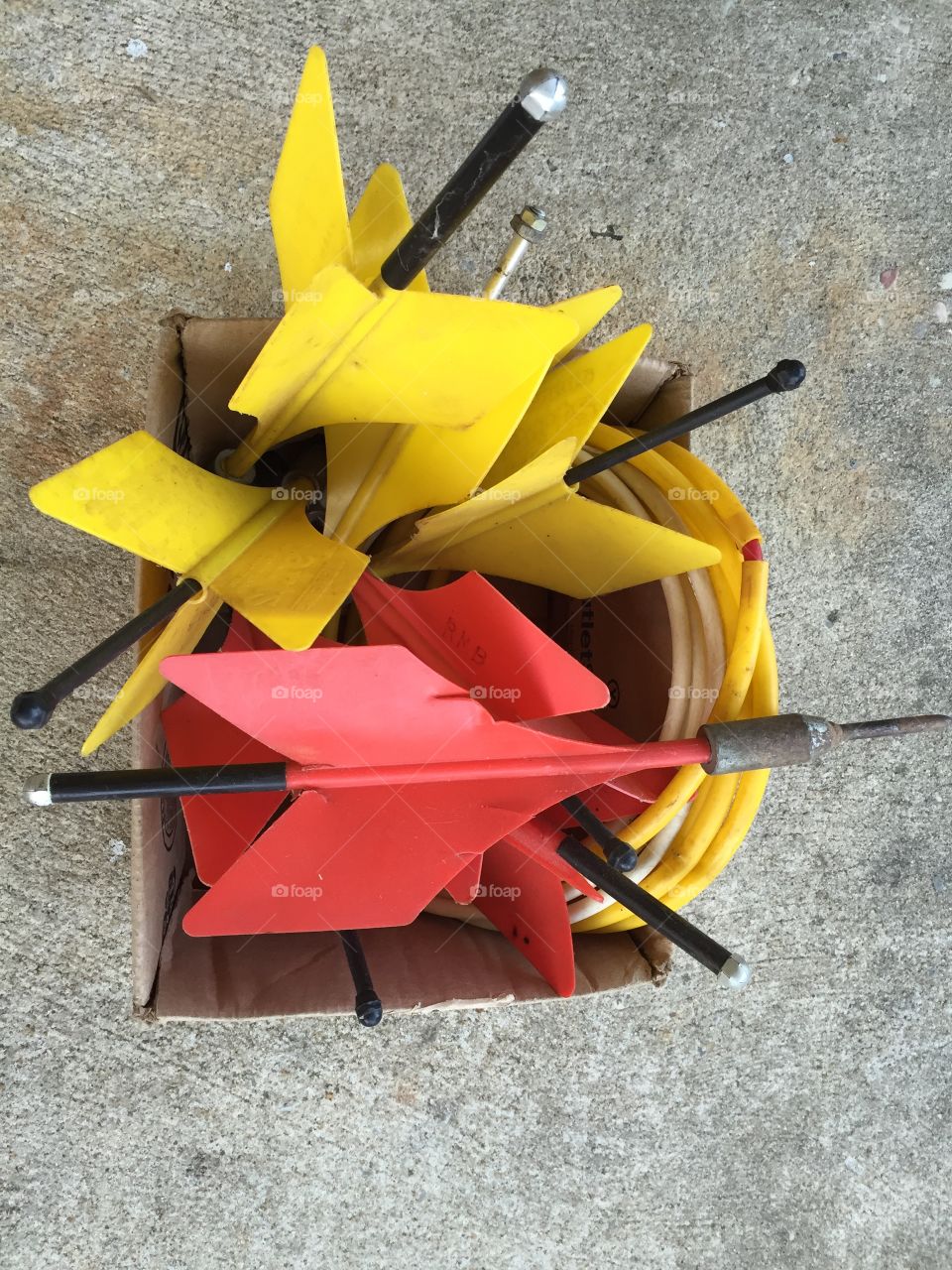 Lawn darts found at a yard sale for $1.00.  Darwinism at its finest!