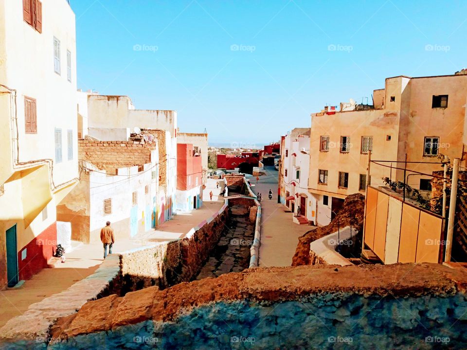 Portrait village Bhalil of morocco