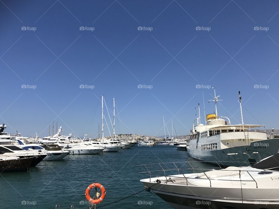 The marina of Athens from my last trip.