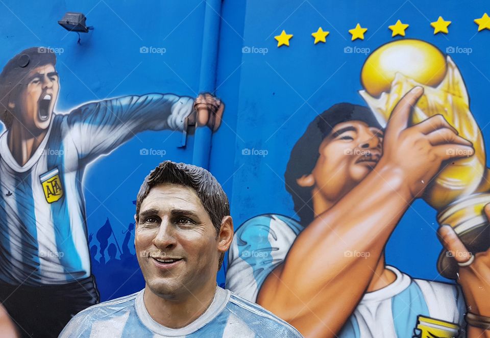 Messi and maradona