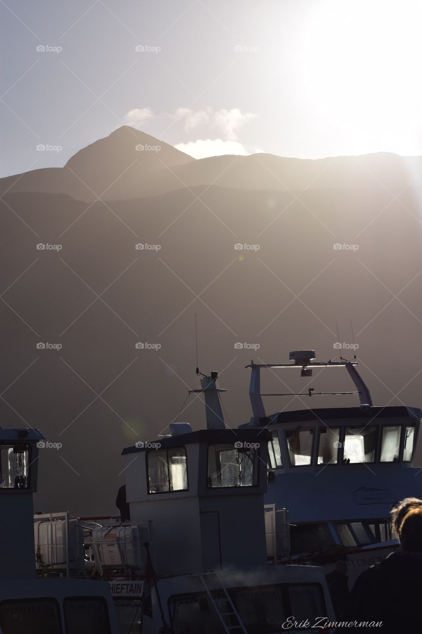 Sun shine in the morning 