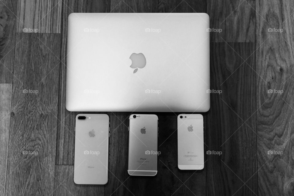 iPhone and MacBook 