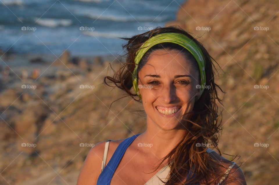 Natural smiling woman 