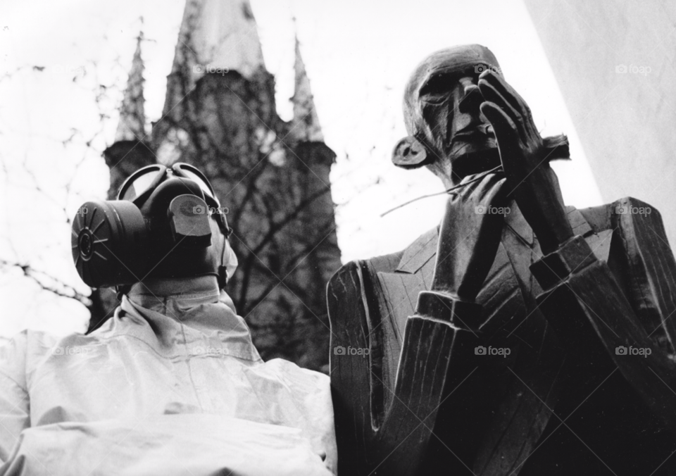 stockholm statue church rose by MagnusPm