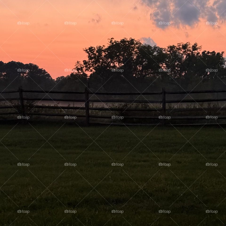 Gettysburg Park at Night