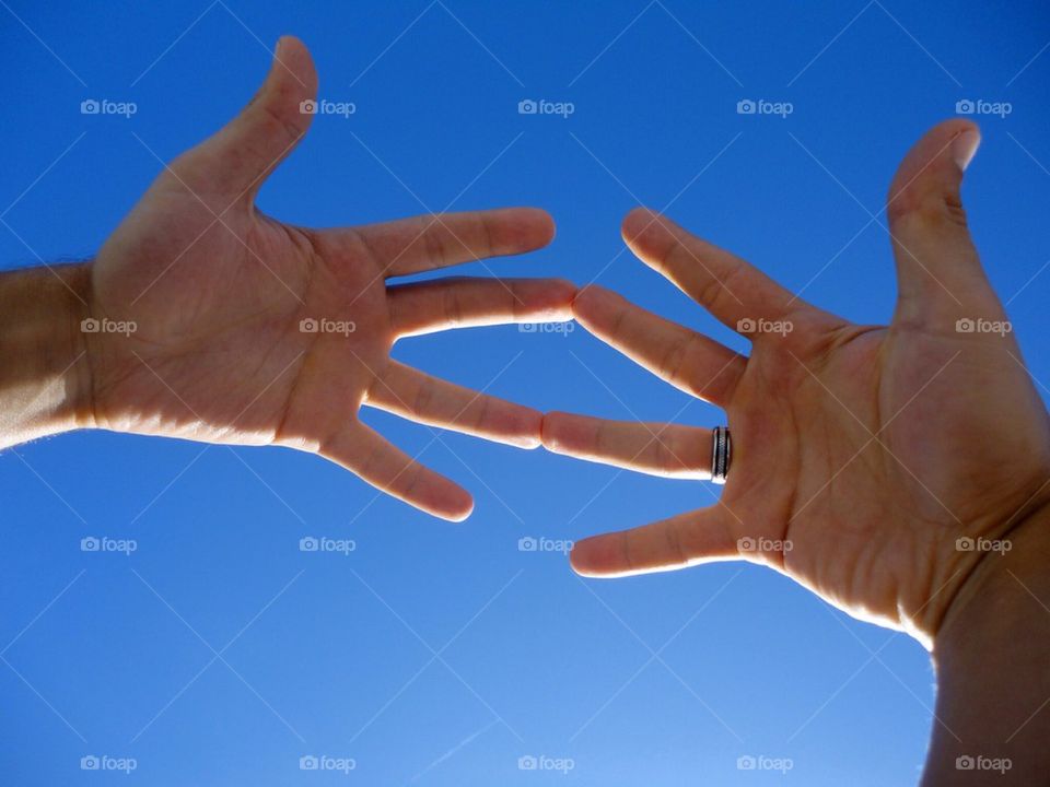 Hands in the sky