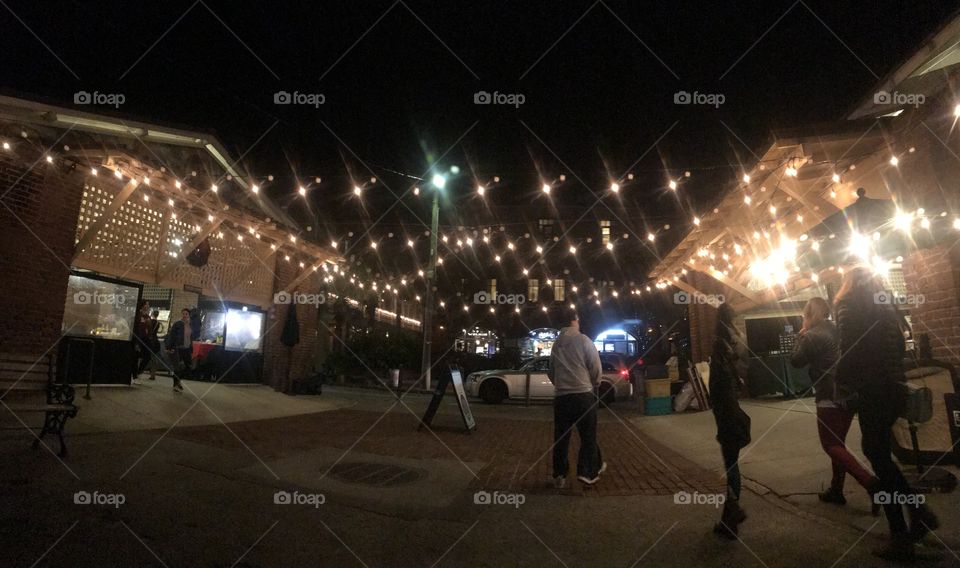 Market at night