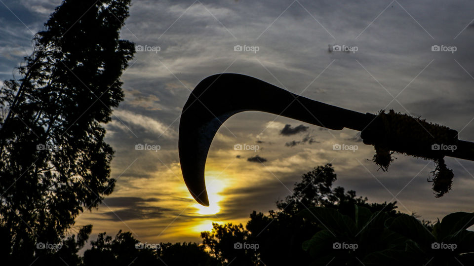 A story of a farmer whose lives with the source of sun light