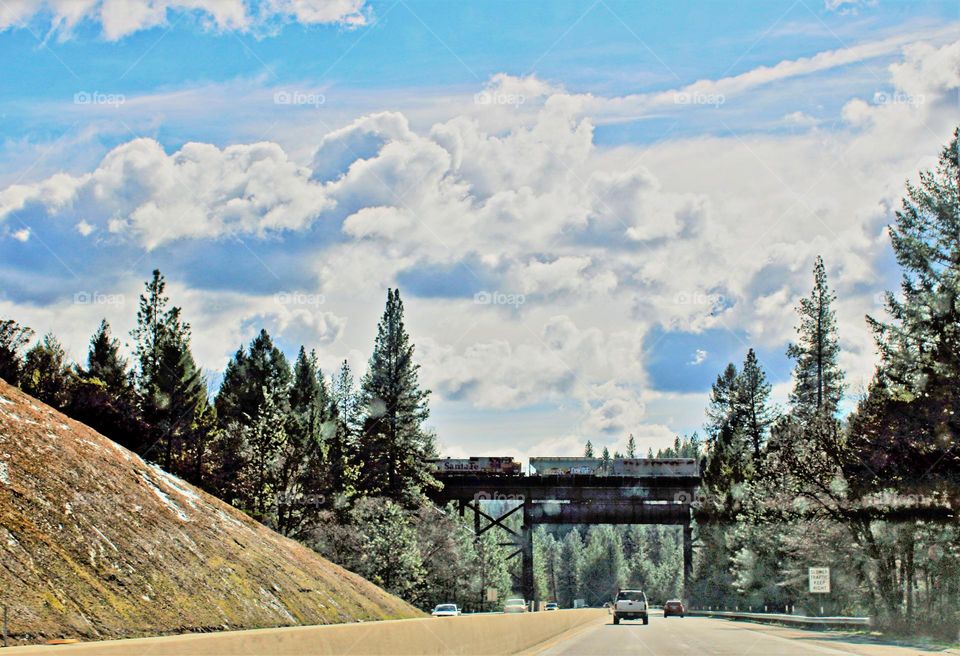 road trip on the roads of Northern California