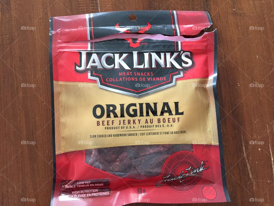 Jacklinks: original beef jerky! Your good to go snack!  