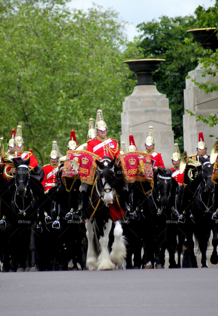 Trooping of The Colour London England 