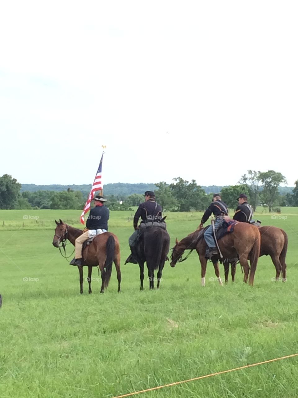 gettysburg battlefield horses