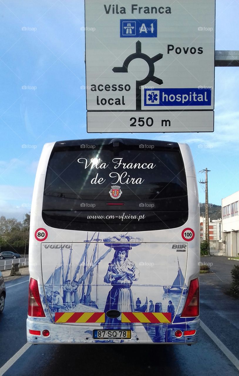 autocarro em Vila Franca de Xira Portugal