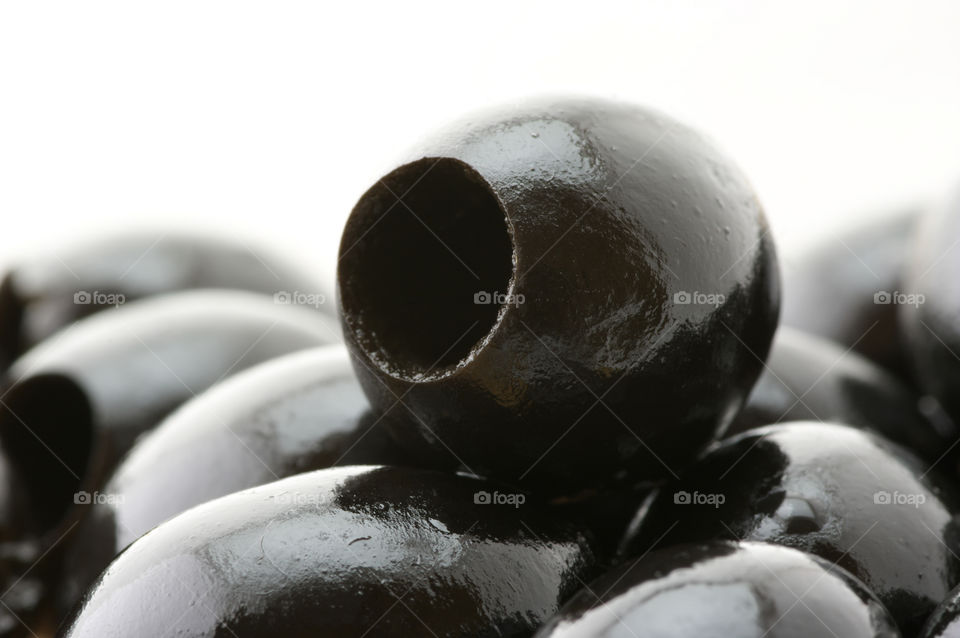 Close up photo of olive oil