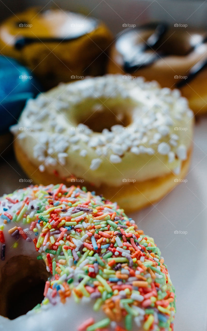 Close-up of donut