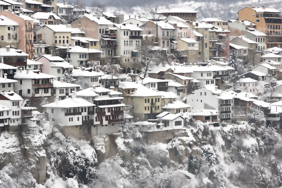 Winter townscape (blur)