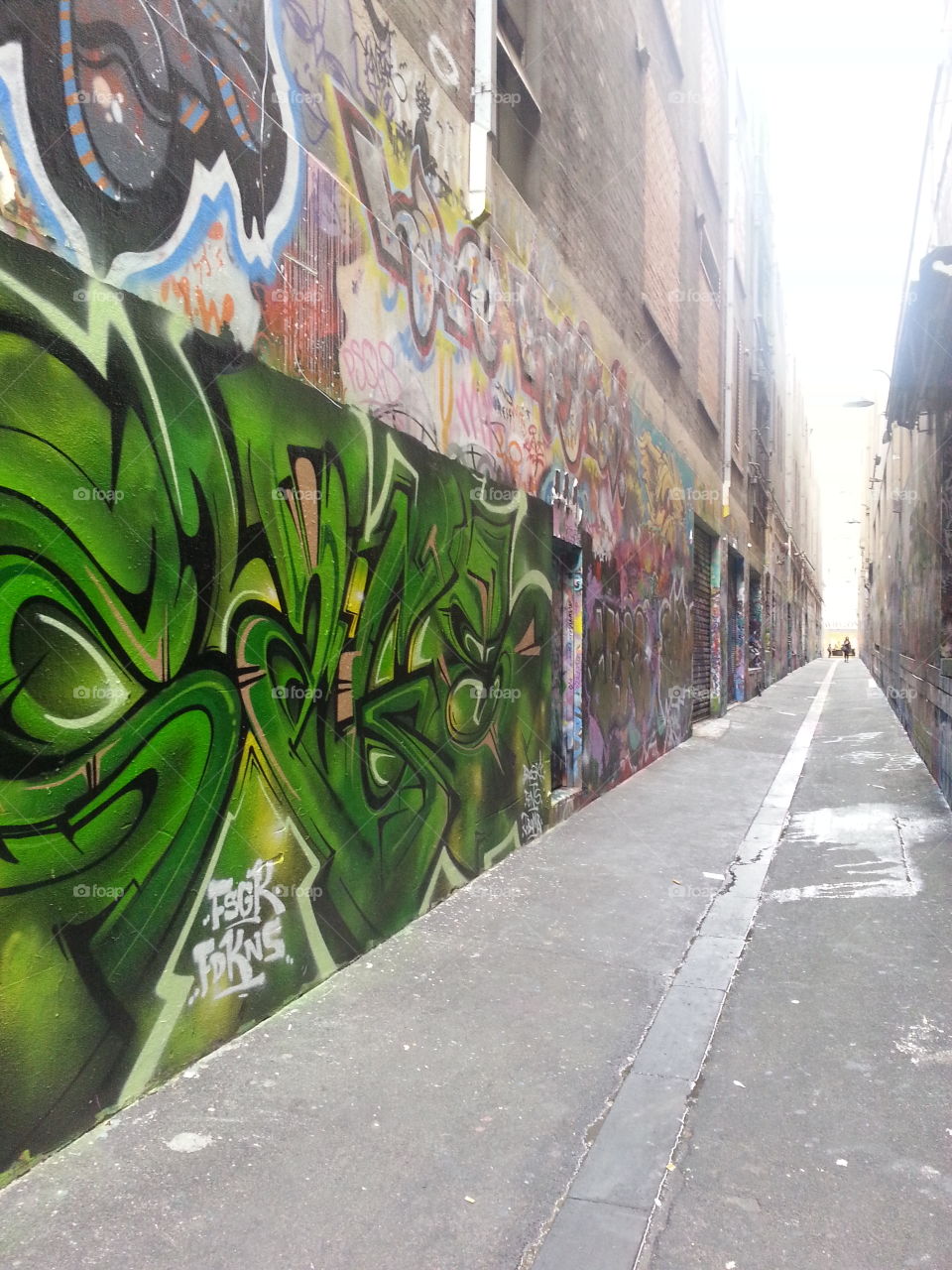 Graffiti art in Melbourne, Australia.