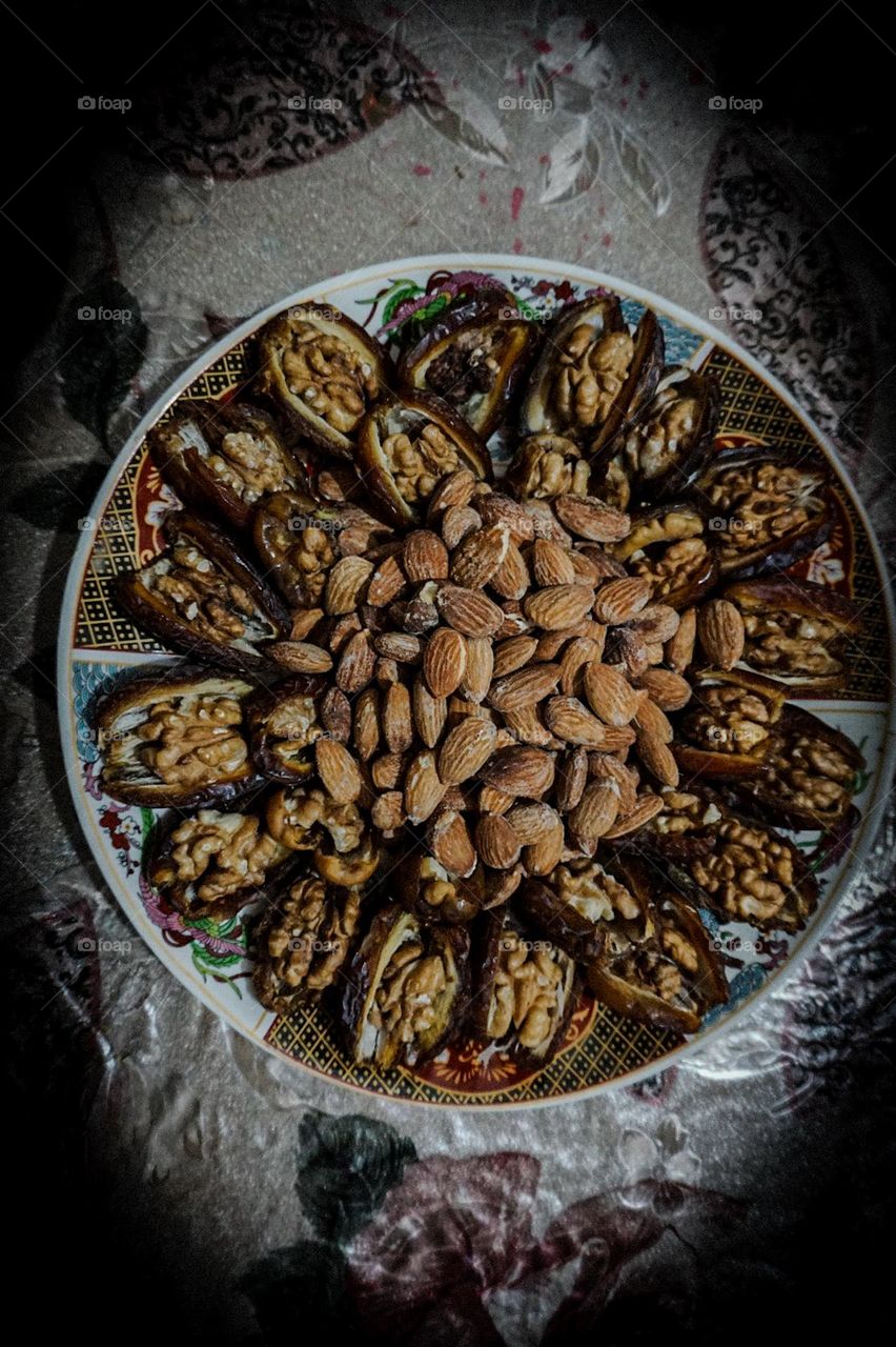 delicious dates filled with almonds