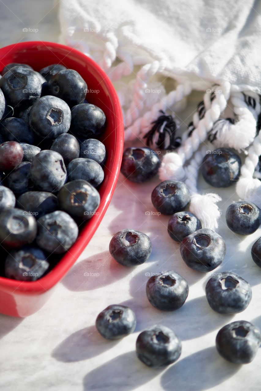 Blueberries from the garden 