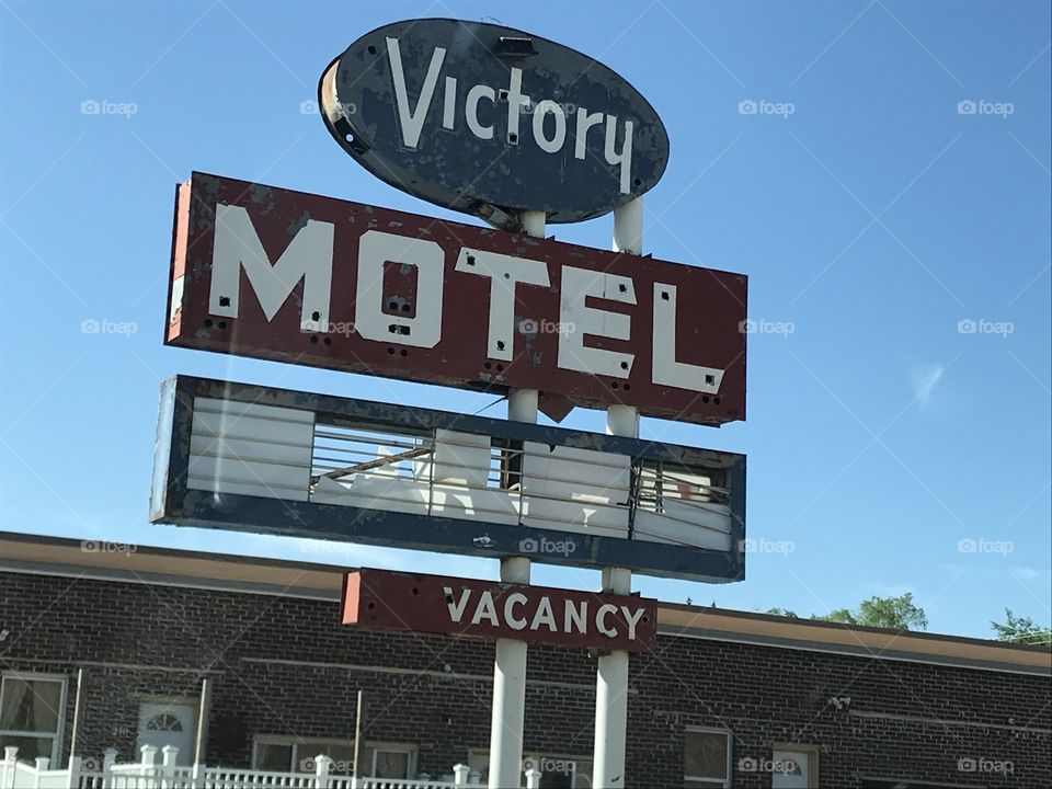 Old motel retro 