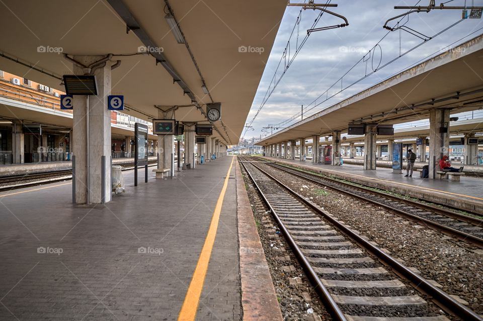 Pisa train station Italy 