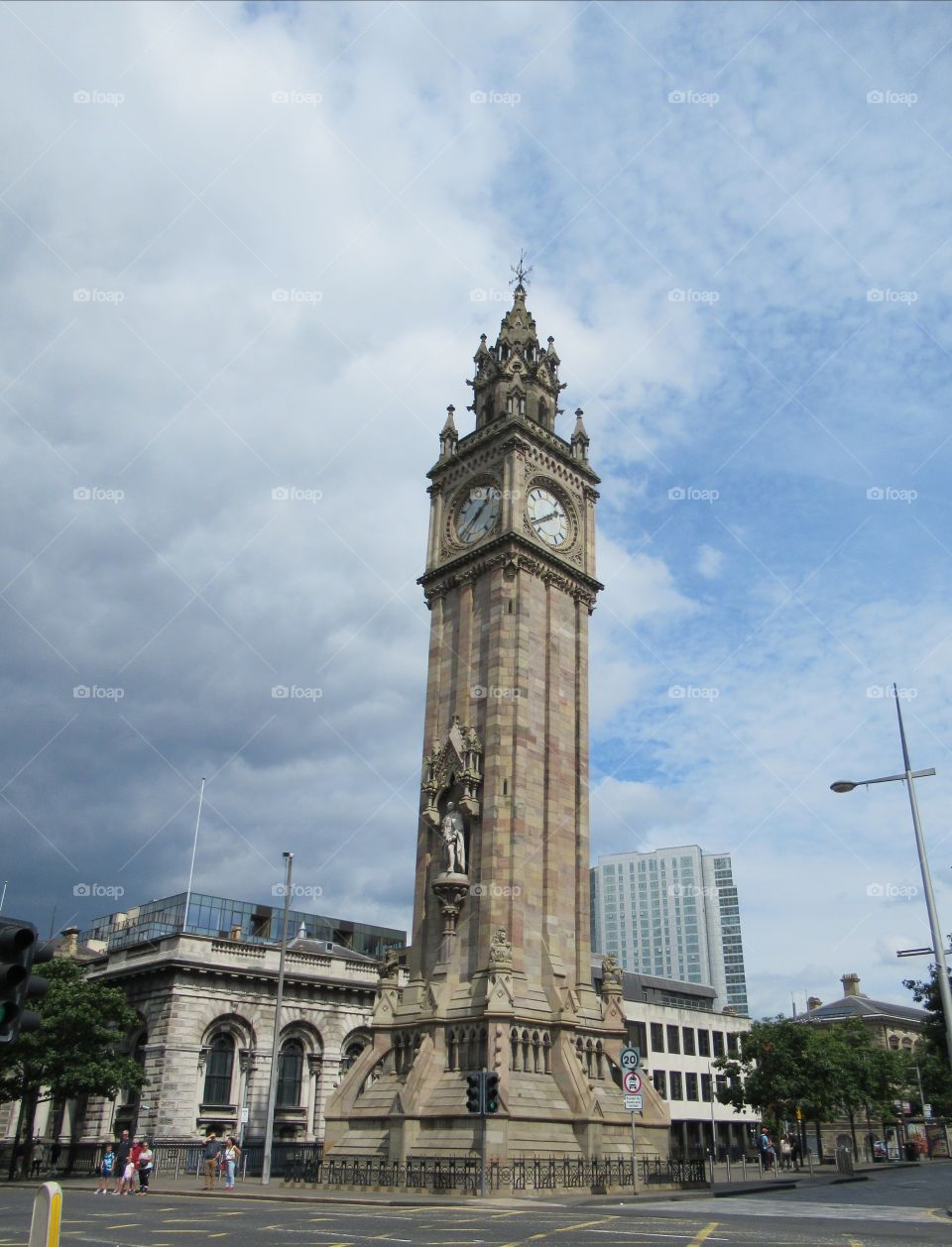 Albert Memorial Clock. Queens square. Belfast