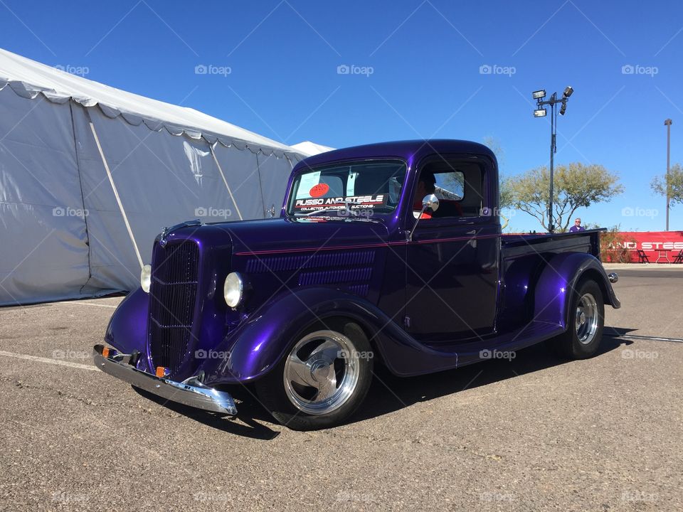 Classic ford truck at Russo Steele Collector car auction in Scottsdale Arizona 2018
