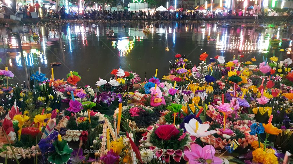 Loy Krathong Day is one of the most popular festivals of Thailand celebrated annually on the Full-Moon Day of the Twelfth Lunar Month. It takes place at a time when the weather is fine as the rainy season is over and there is a high water level all over the country.