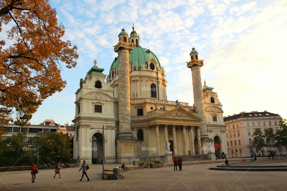 a popular chuch in Vienna