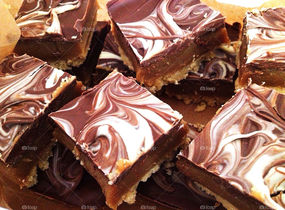 Homemade millionaires shortbread