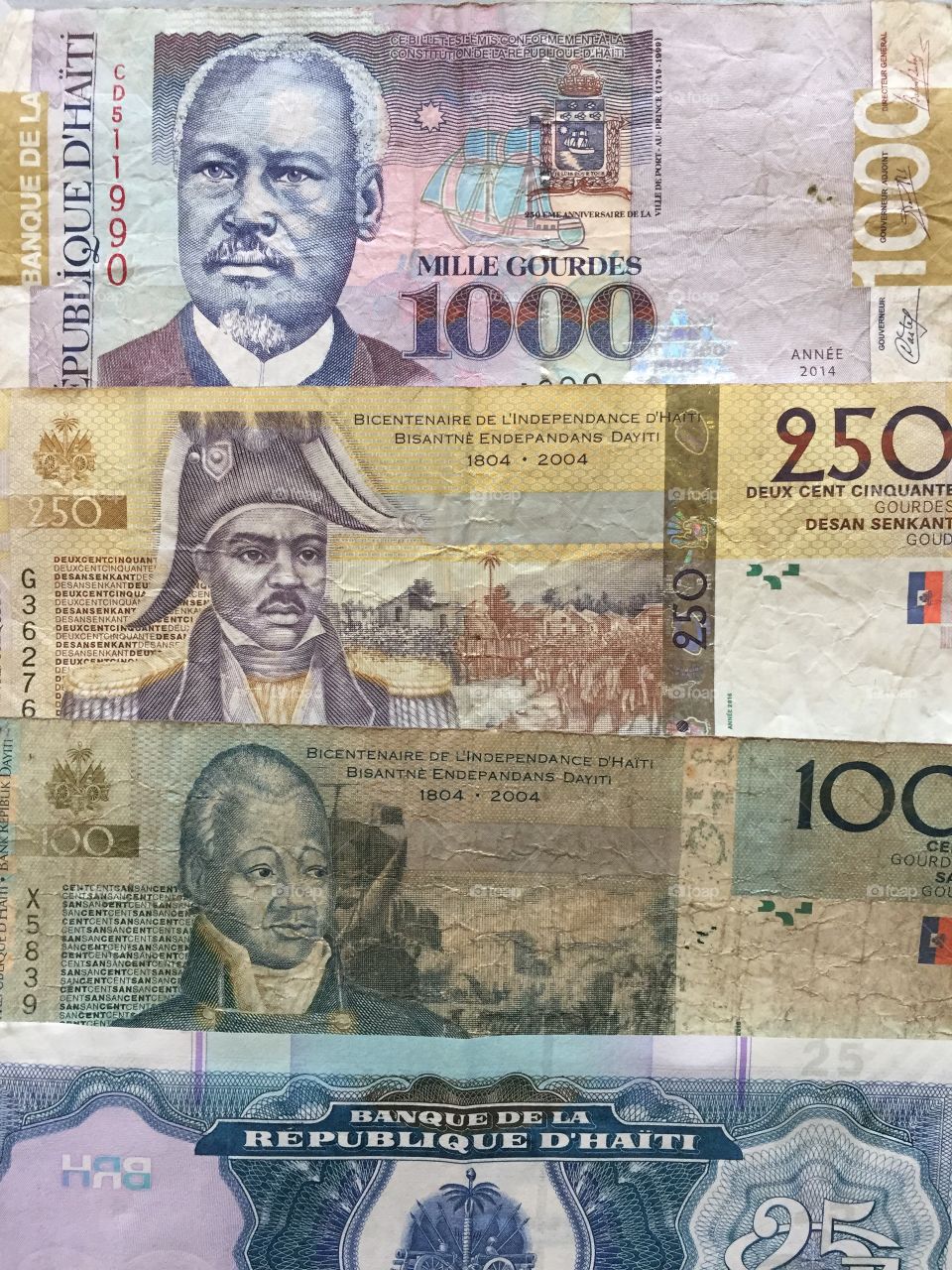 Haitian money 1