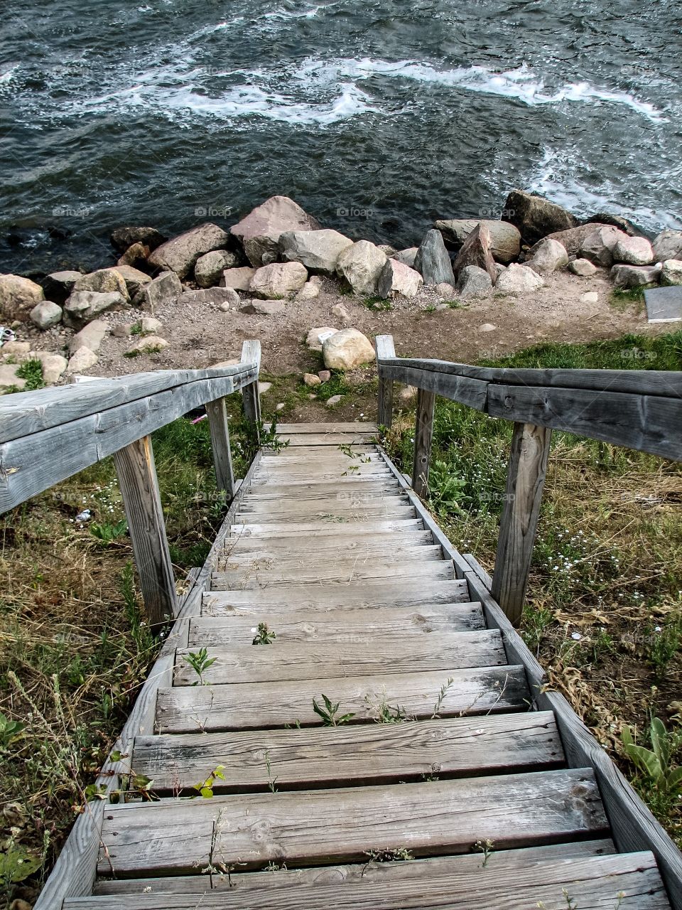 Stairway to the beaches 