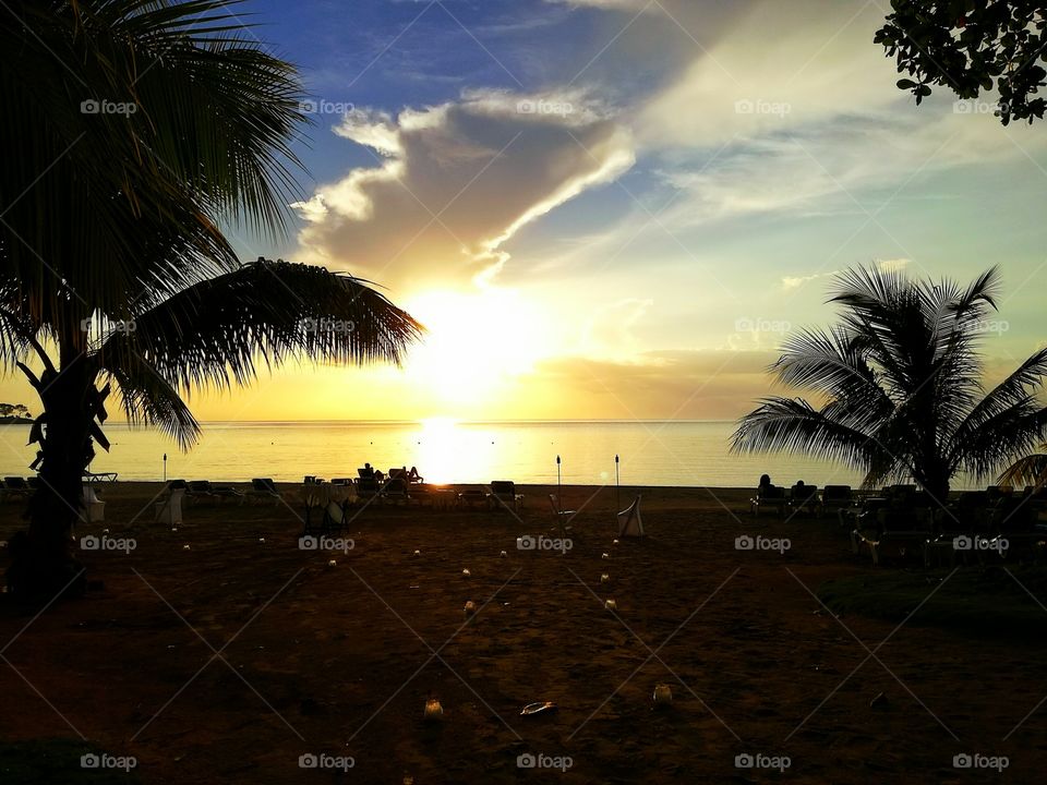 Walking for Negrill beach, Jamaica