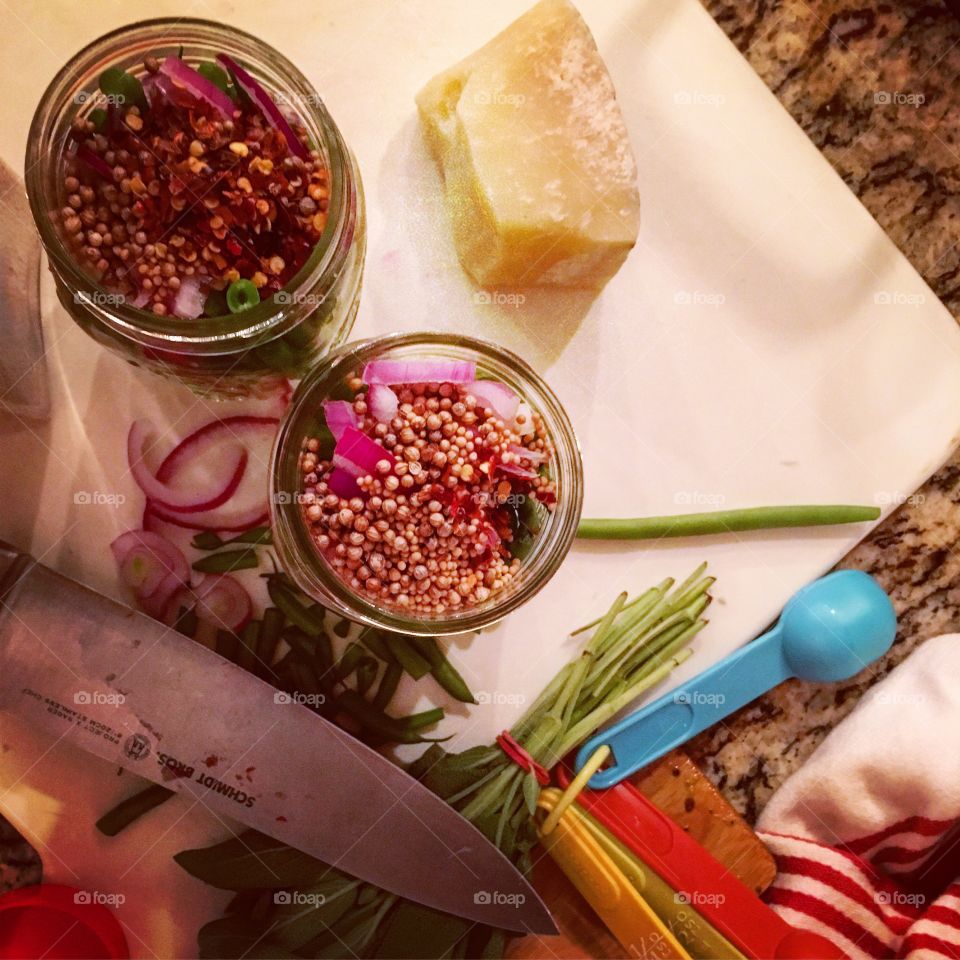 Canning vegetables 