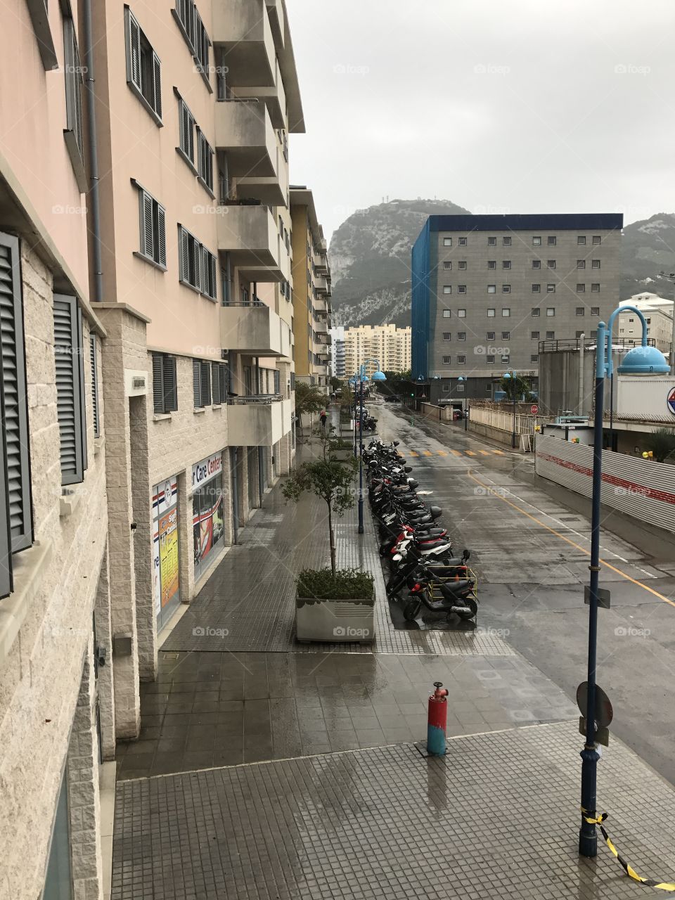 Rainy day - bikes 