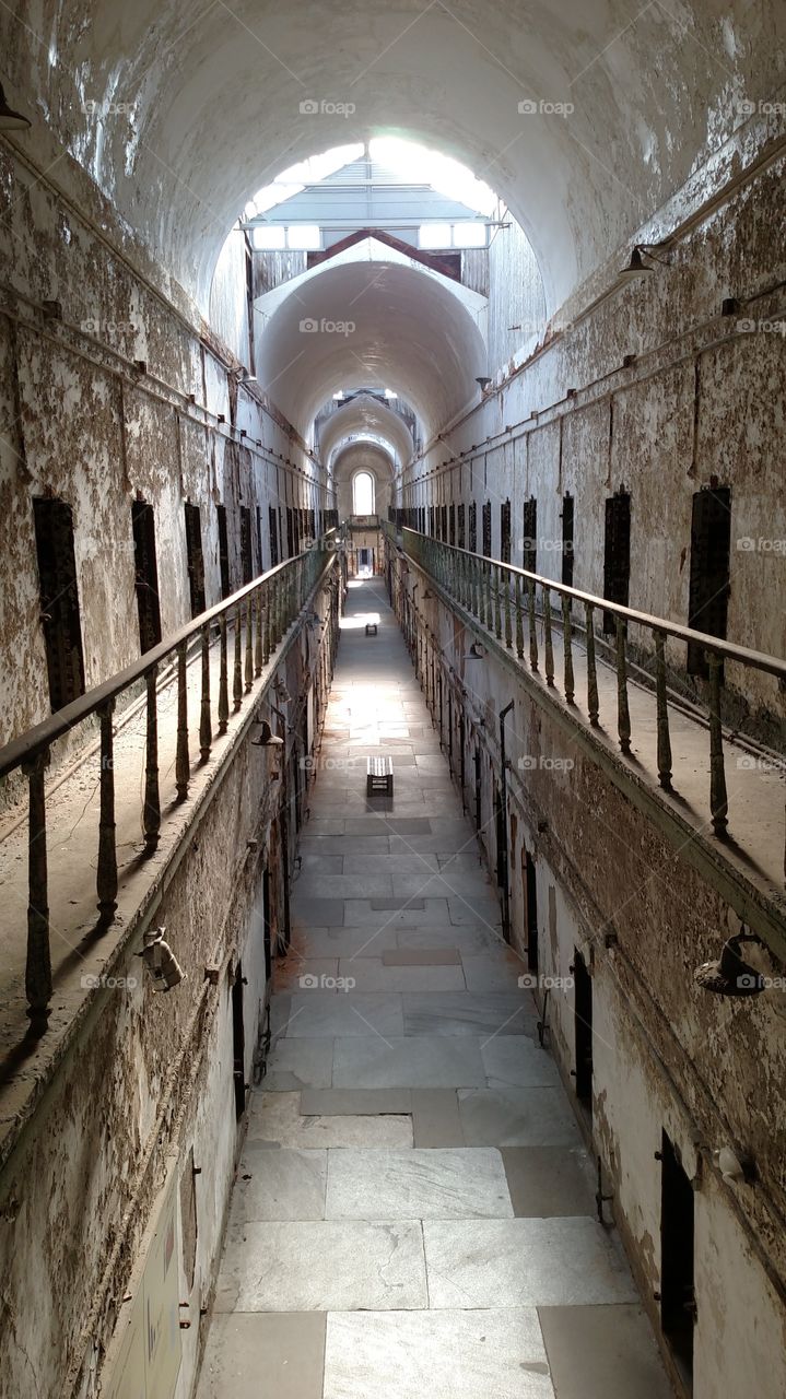 Cell block 7 Eastern State Penitentiary