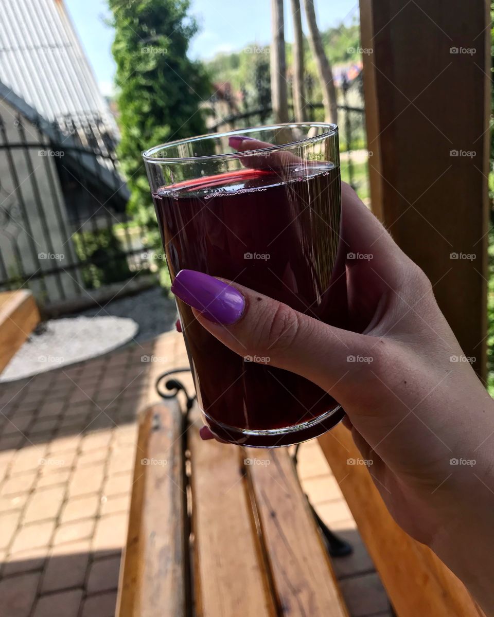 currant drink🍷