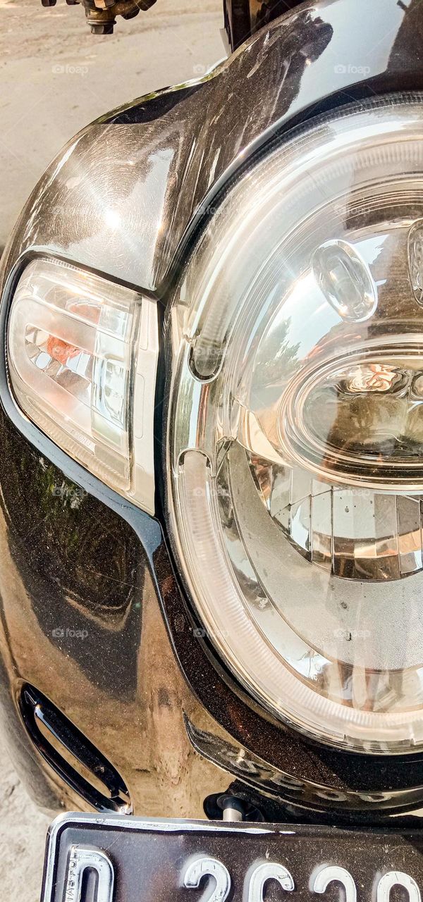 motor cycle fron light