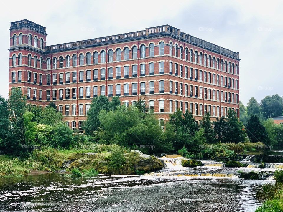 Large building near the river